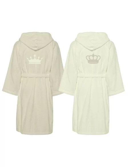 Accappatoio Lui e Lei LineaBlu art. Crown King e Crown Queen