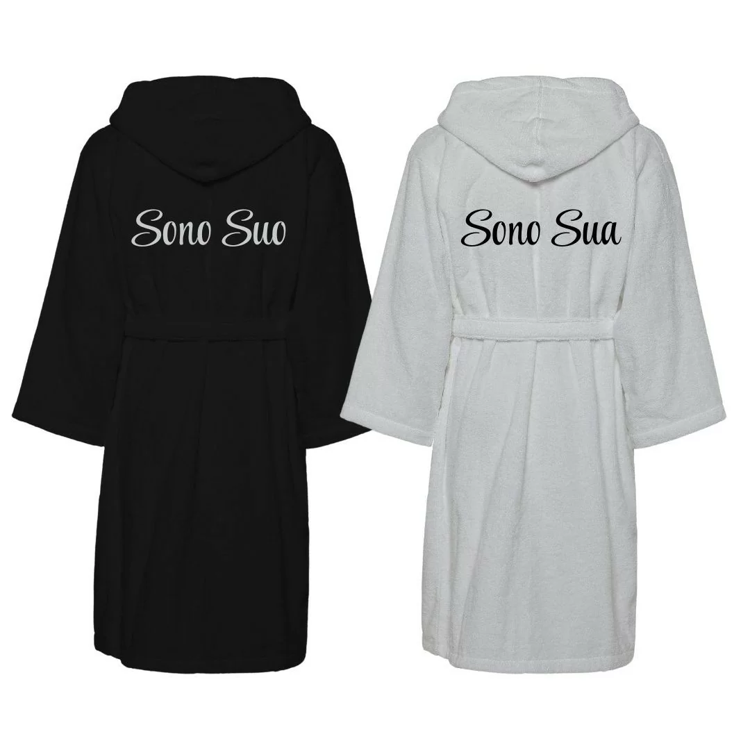 Accappatoio Lui e Lei LineaBlu art. Sono Suo e...