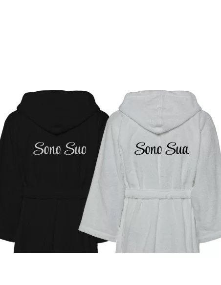 Accappatoio Lui e Lei LineaBlu art. Sono Suo e Sono Sua