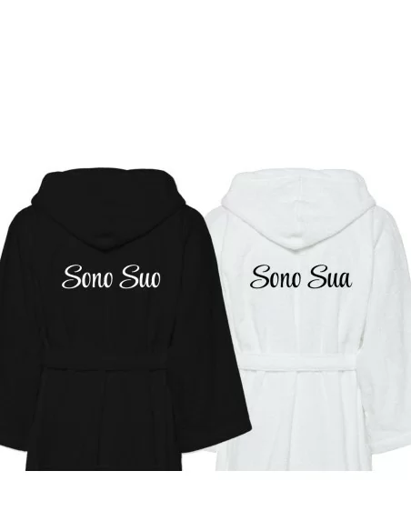 Accappatoio Lui e Lei LineaBlu art. Sono Suo e Sono Sua