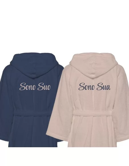 Accappatoio Lui e Lei LineaBlu art. Sono Suo e Sono Sua