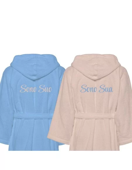 Accappatoio Lui e Lei LineaBlu art. Sono Suo e Sono Sua