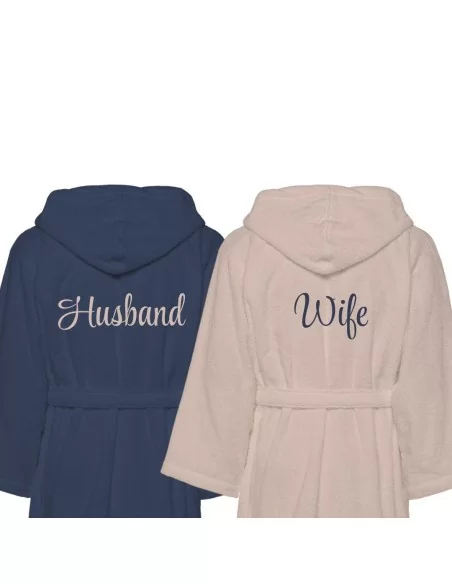 Accappatoio Lui e Lei LineaBlu art. Bicolor Husband e Wife