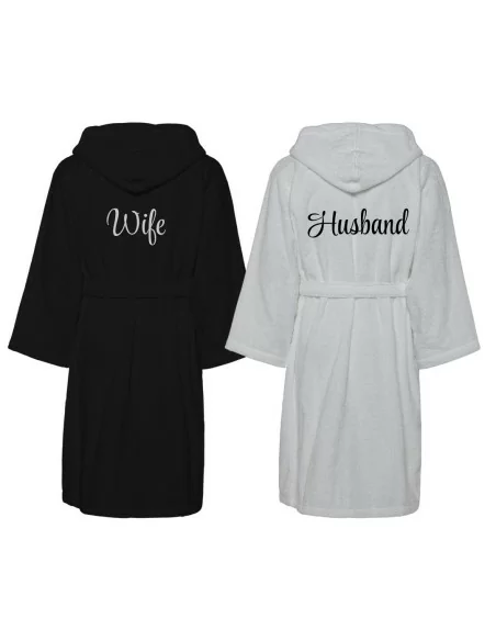 Accappatoio Lui e Lei LineaBlu art. Bicolor Husband e Wife