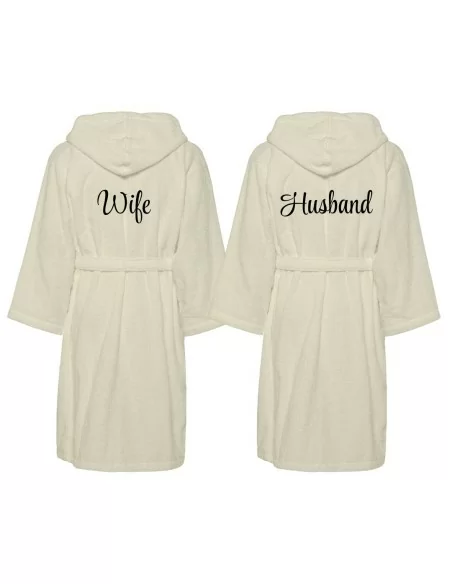 Accappatoio Lui e Lei LineaBlu art. Husband e Wife Ricamato