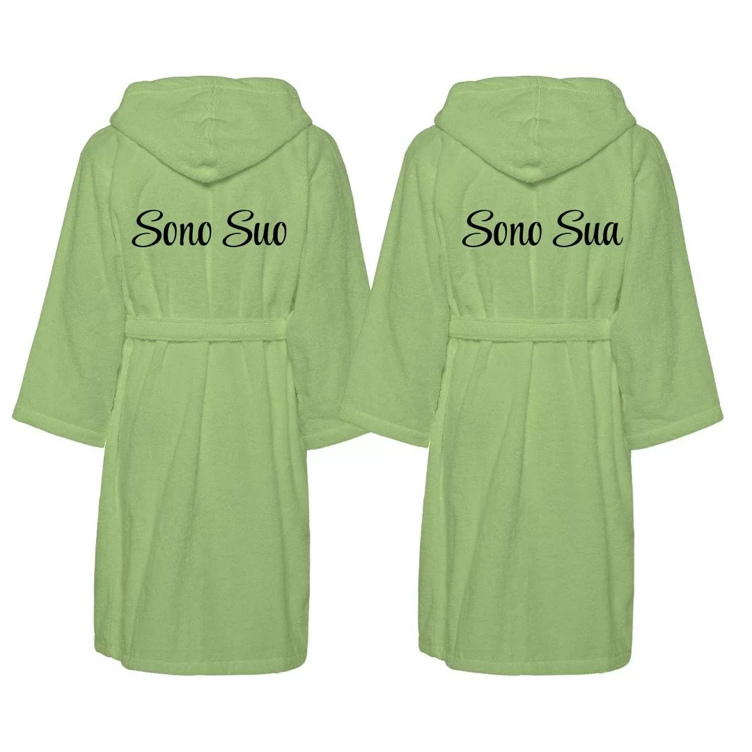 Accappatoio Lui e Lei LineaBlu art. Sono Suo e...