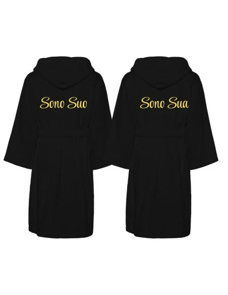 Accappatoio Lui e Lei LineaBlu art. Sono Suo e Sono Sua Ricamato