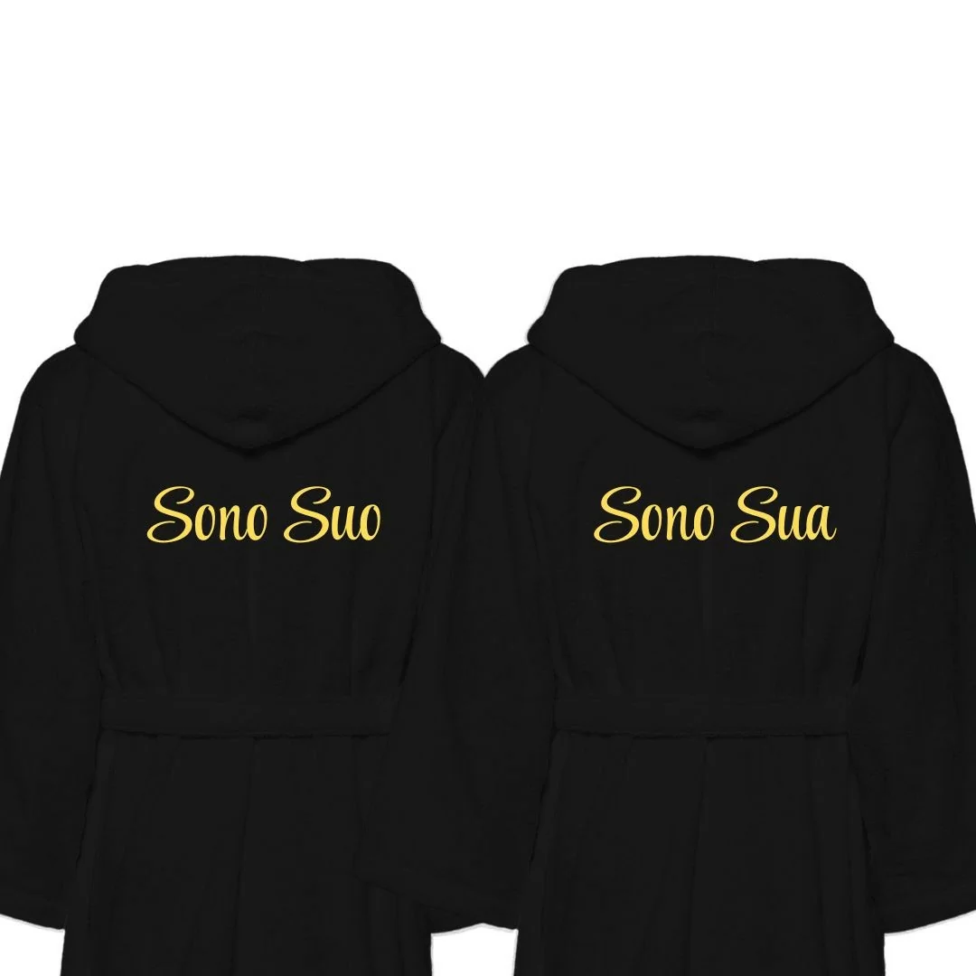 Accappatoio Lui e Lei LineaBlu art. Sono Suo e...