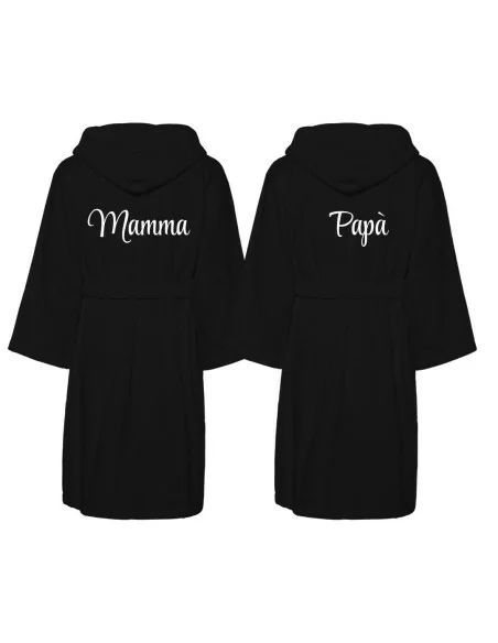 Accappatoio Lui e Lei LineaBlu art. Papà e Mamma Ricamato