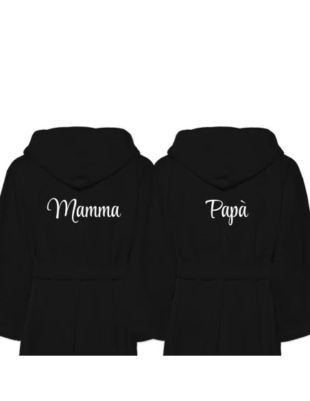 Accappatoio Lui e Lei LineaBlu art. Papà e Mamma Ricamato