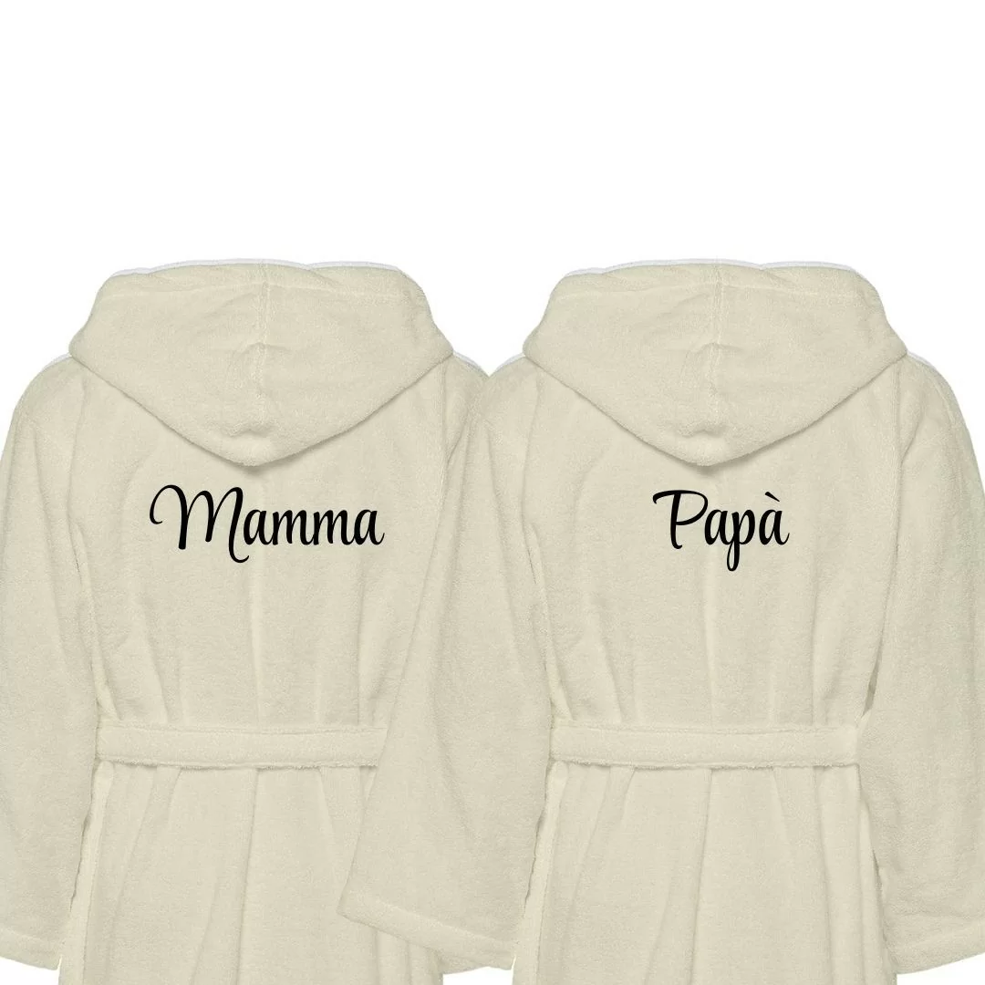 Accappatoio Lui e Lei LineaBlu art. Papà e...