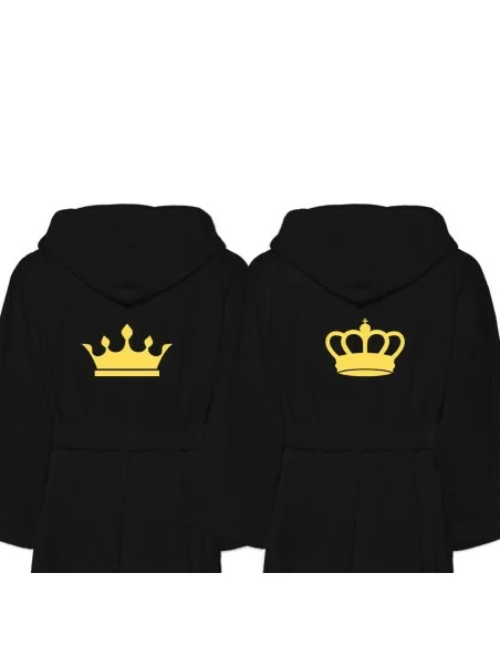 Accappatoio Lui e Lei LineaBlu art. Crown King e Queen Ricamato