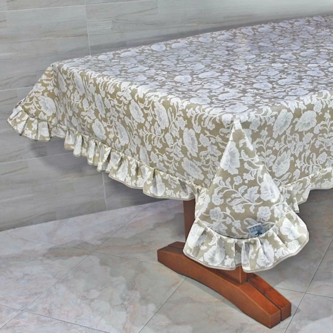 Tovaglia Plastificata con Volant Maratex art. Rosa