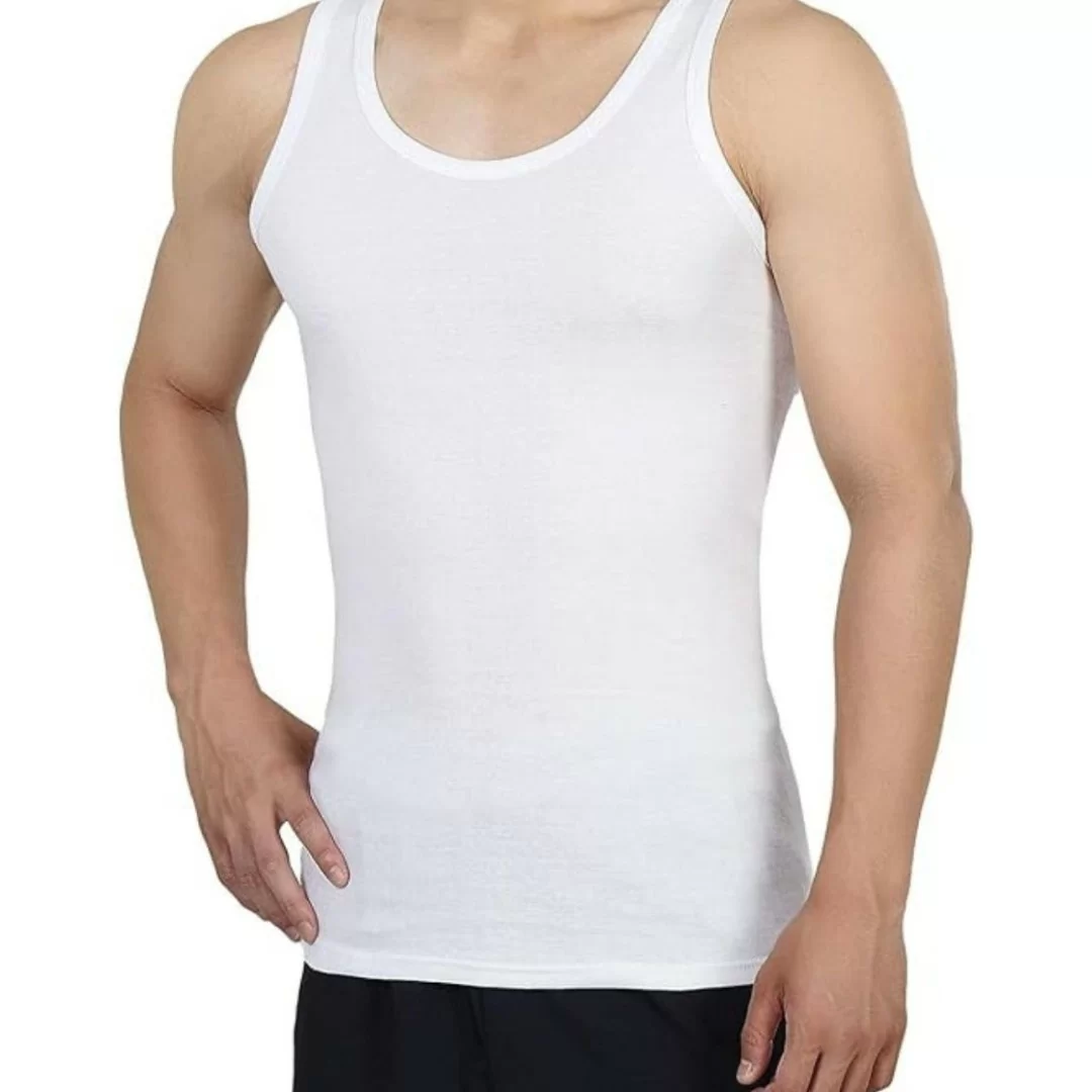 Canotta Spalla Larga Uomo LineaBlu in Cotone...