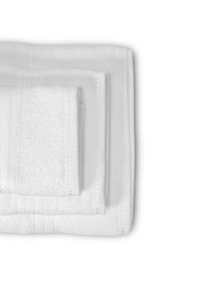 Tris Asciugamani Bagno LineaBlu art. Riga Diamantino Spugna