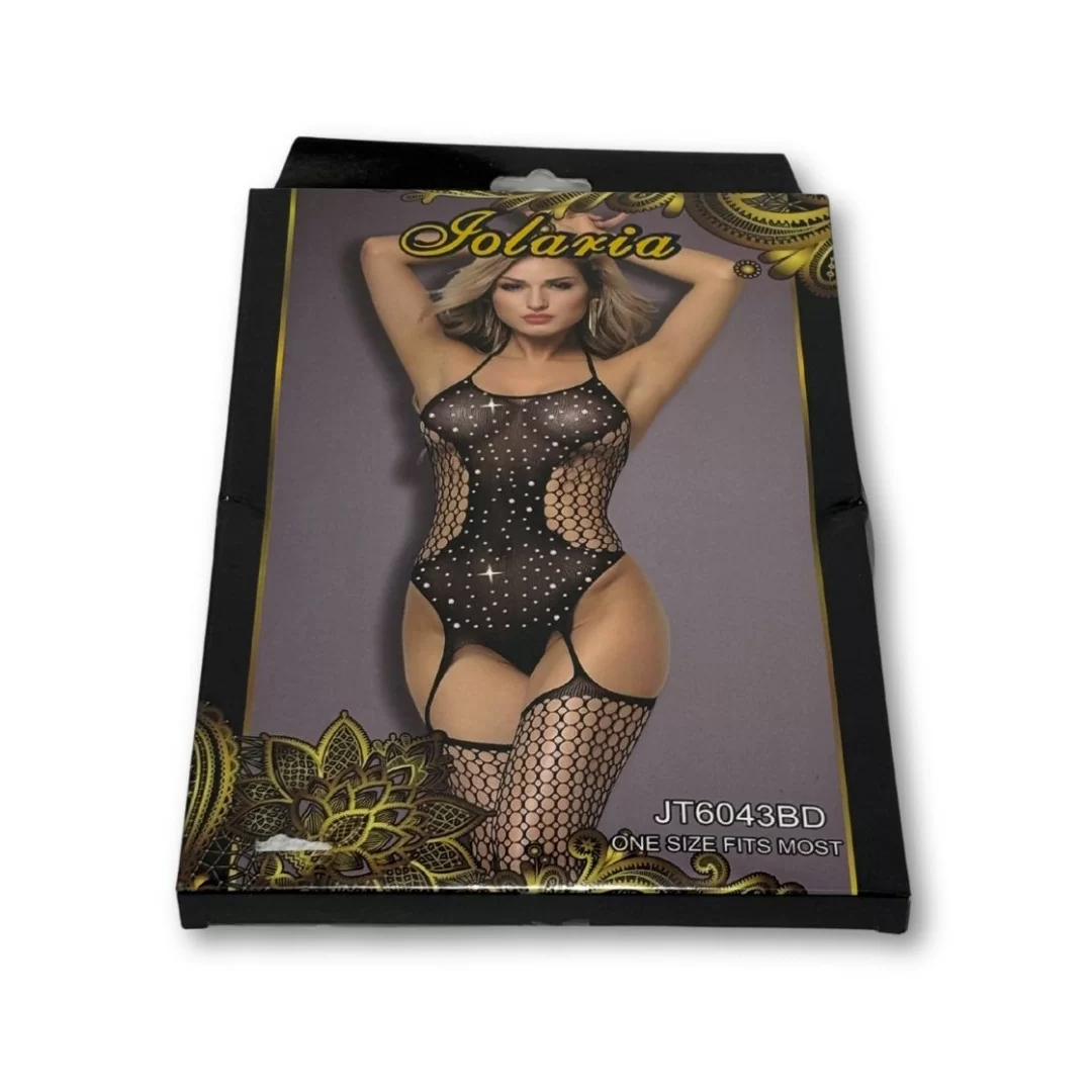Body Sexy Trasparente Collant a Rete art. JT6043BD