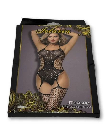 Body Sexy Trasparente Collant a Rete art. JT6043BD