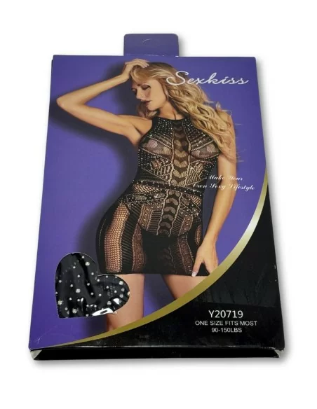 Abito Sexy Donna a Rete Taglia Unica art. Y20719