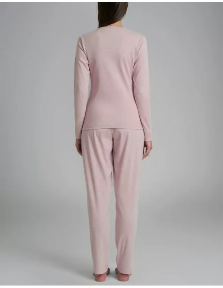 Pigiama Donna Invernale Ragno art. DR94NU Scollo a goccia