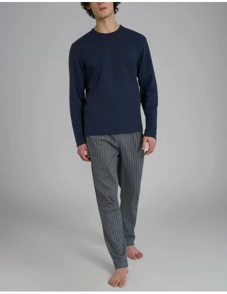 Pigiama Uomo Invernale Ragno art. U961NQ Girocollo