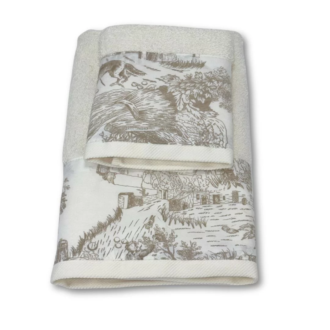 Coppia Asciugamani Spugna LineaBlu art. Perla...