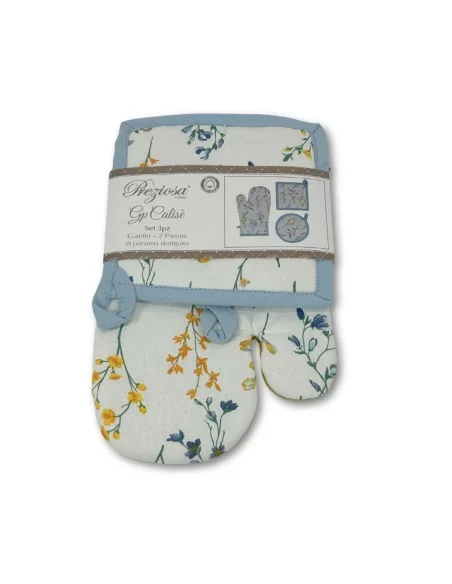 Guanto Cucina e Presine Preziosa Home art. Calise