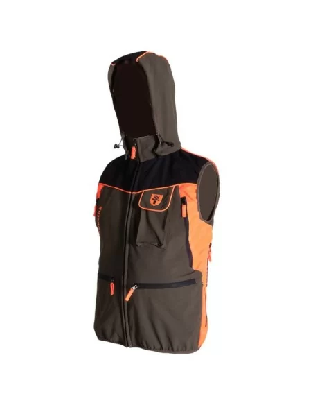 Gilet Caccia Antistrappo Rs Hunting art. LV602 Arancio Fluo