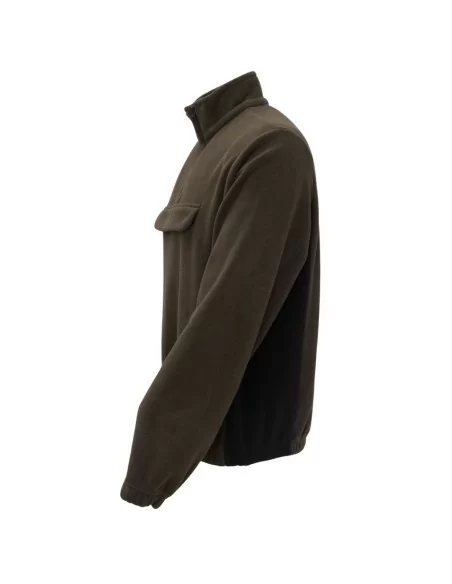 Felpa Pile Pesante Tasca Marsupio Rs Hunting art. J641 Verde