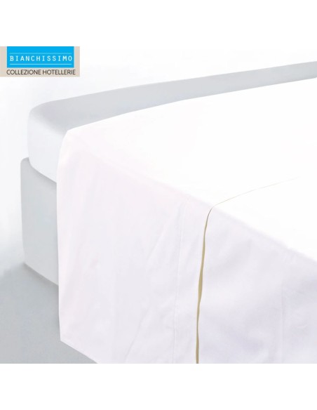 Lenzuolo sopra Matrimoniale Biancaluna art. Bianchissimo