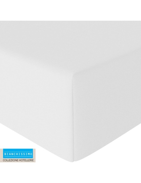 Lenzuolo Sotto Con Angoli Una Piazza e Mezza Biancaluna art. Bianchissimo