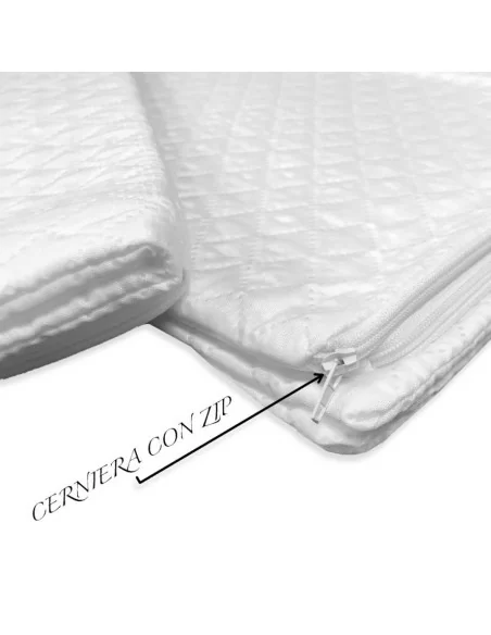 Coppia Copriguanciale Trapuntata Antiacaro Anallergico 50x80cm