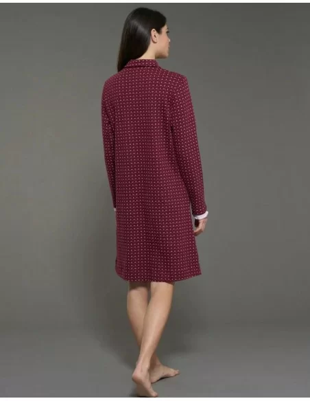 Camicia Da Notte Donna Ragno art. DN97NK Con Colletto