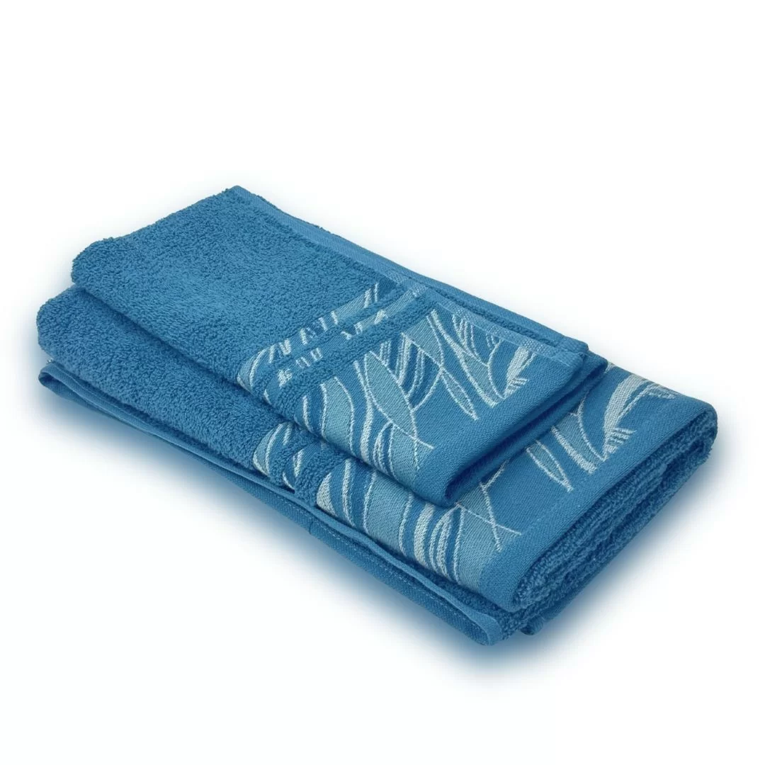 Coppia Asciugamani Linea Oro art. Lenia Spugna