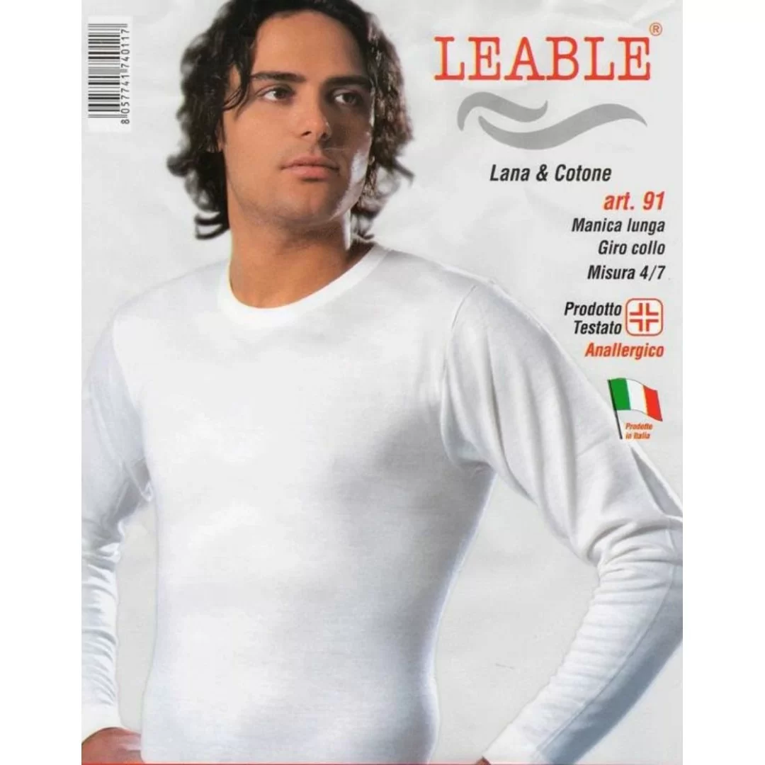 Maglia Intima Uomo Manica Lunga Leable art. 91...