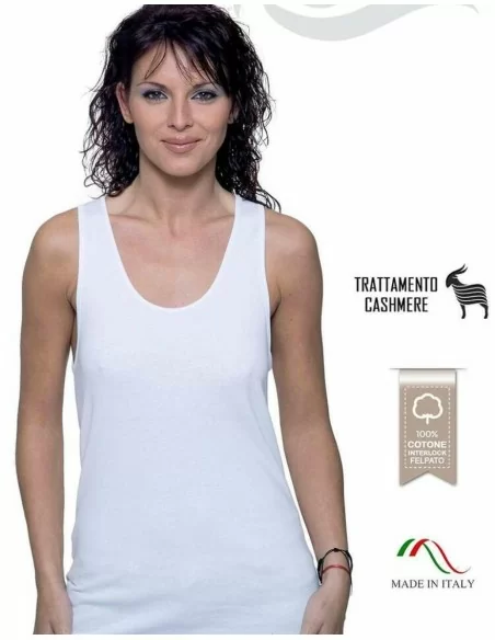 Canotta Donna Leable art. 258 Spalla Larga Tripack