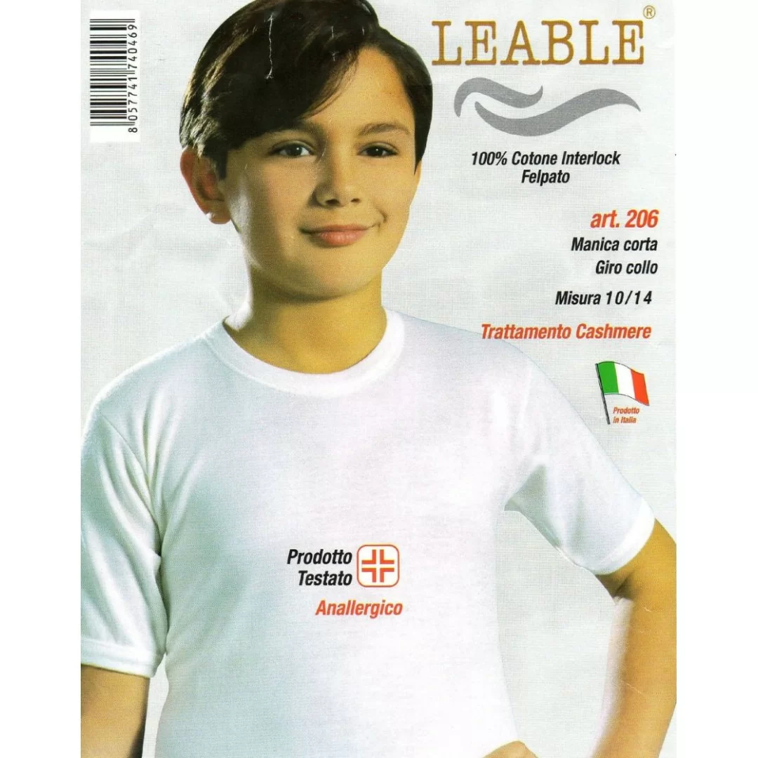 T Shirt Intima Bimbo Leable art. 206 Girocollo...