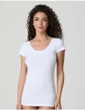 T Shirt Donna Cotone Jadea art. 4181 Scollo Tondo