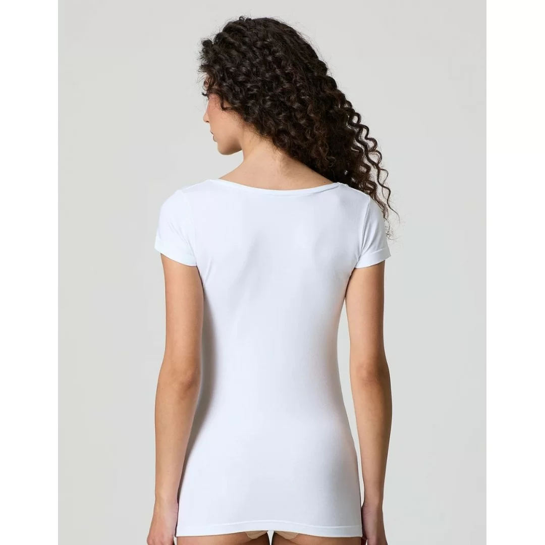 T Shirt Donna Cotone Jadea art. 4181 Scollo Tondo