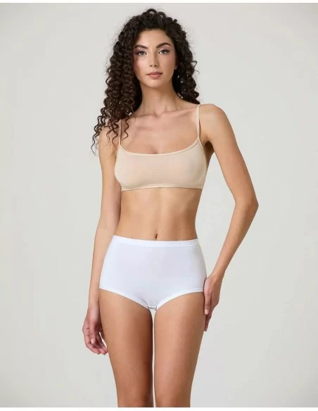 Culotte Donna Cotone Vita Alta Jadea art. 787 set 3 pezzi