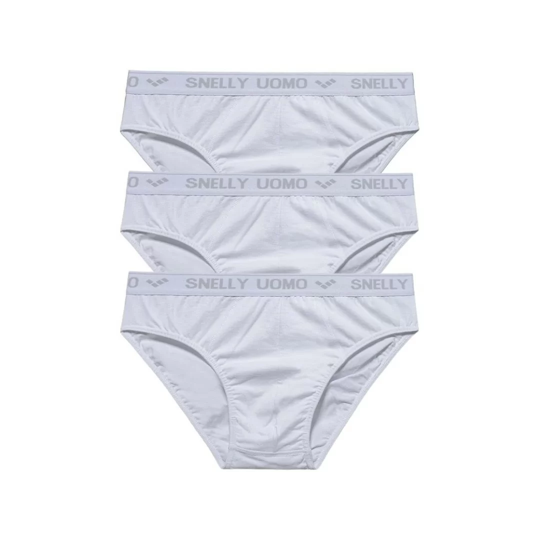 Slip Uomo in Cotone Snelly art. U111E set 3 pezzi