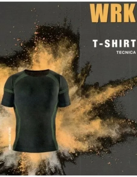 T Shirt Tecnica Trekking Uomo art. WRK351 Dryarn Traspirante