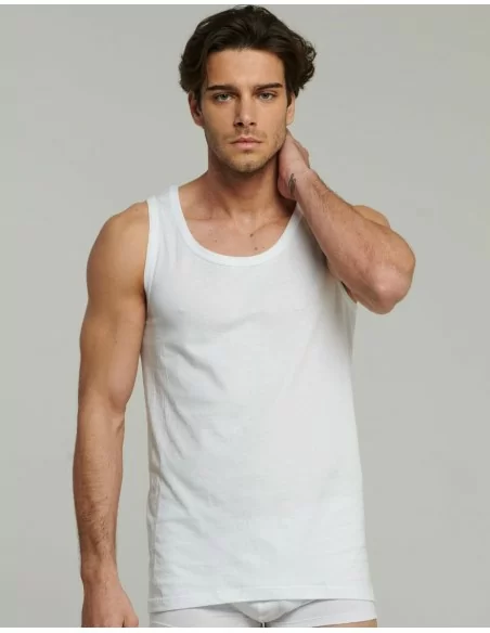 Canotta Uomo Taglie Forti Kissimo art. WT113 Spalla Larga