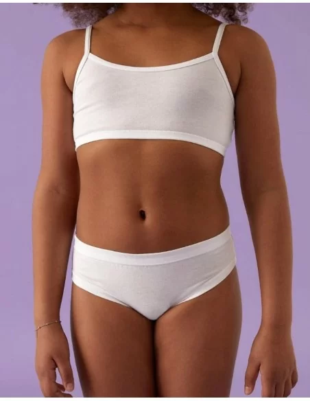 Slip Bambina Jadea art. 176 Cotone Bianco 3 pezzi