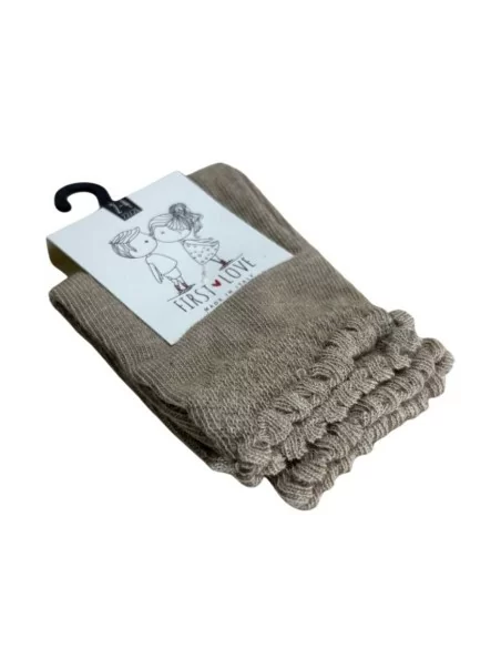 Calzini Bambina First Love art. 251/P Tris Caldo Cotone