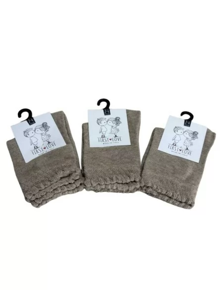 Calzini Bambina First Love art. 251/P Tris Caldo Cotone