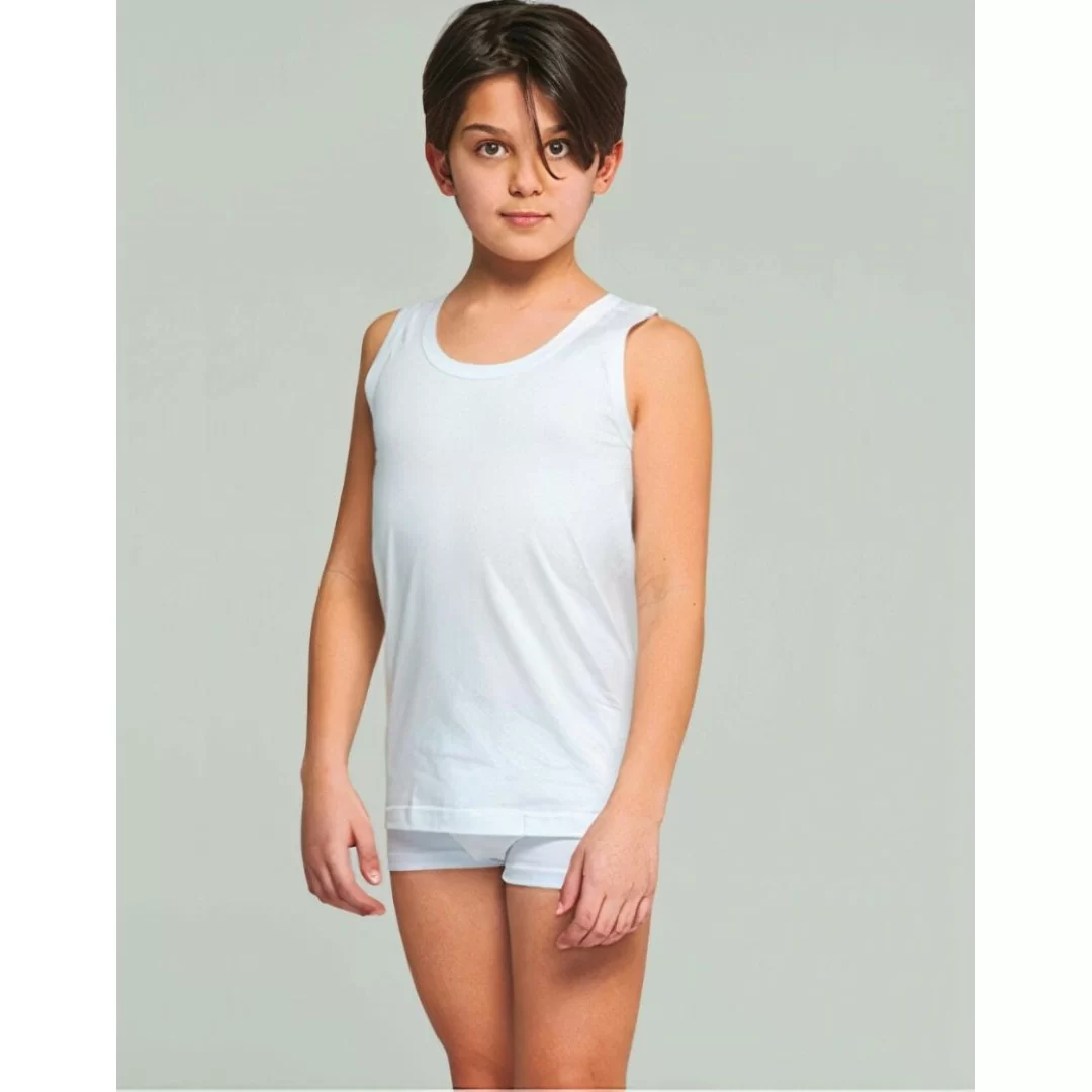 Canotta Spalla Larga Bambino Kissimo art. PB193...