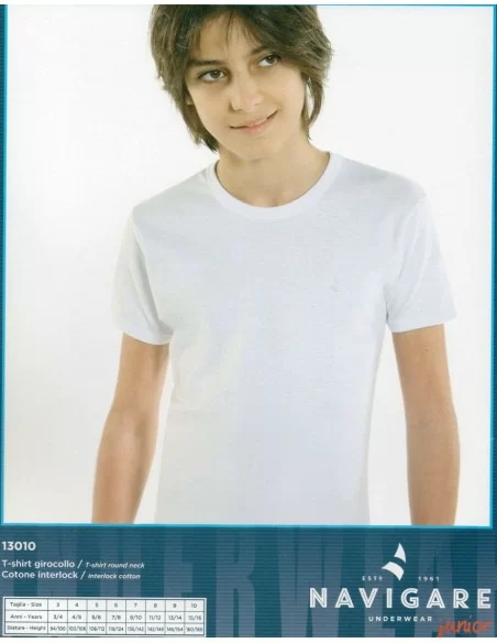T Shirt Intima Bambino Navigare art. 13010 set 3 pezzi