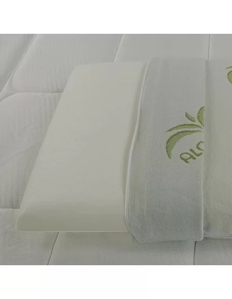 Guanciale Memory Aloe Vera Saponetta 50x80cm H15cm