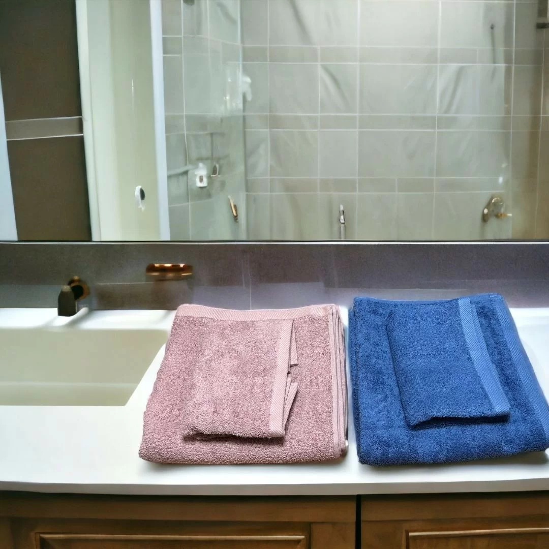 Coppia Asciugamani Lui e Lei LineaBlu art....