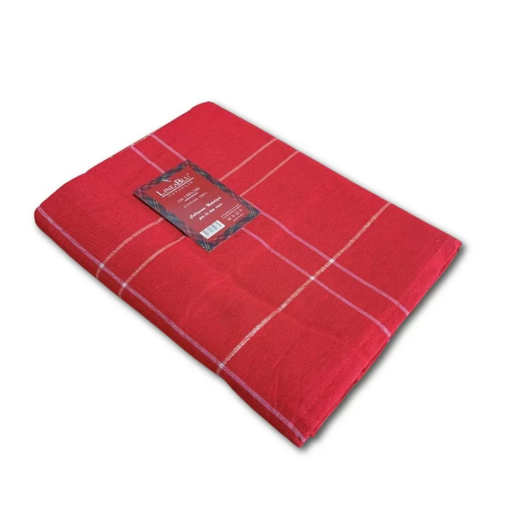 Tovaglia Natalizia Rossa LineaBlu art. Le Tovaglie